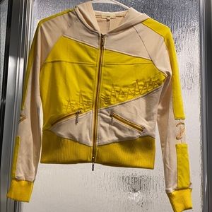 Yellow Zip up Hoodie